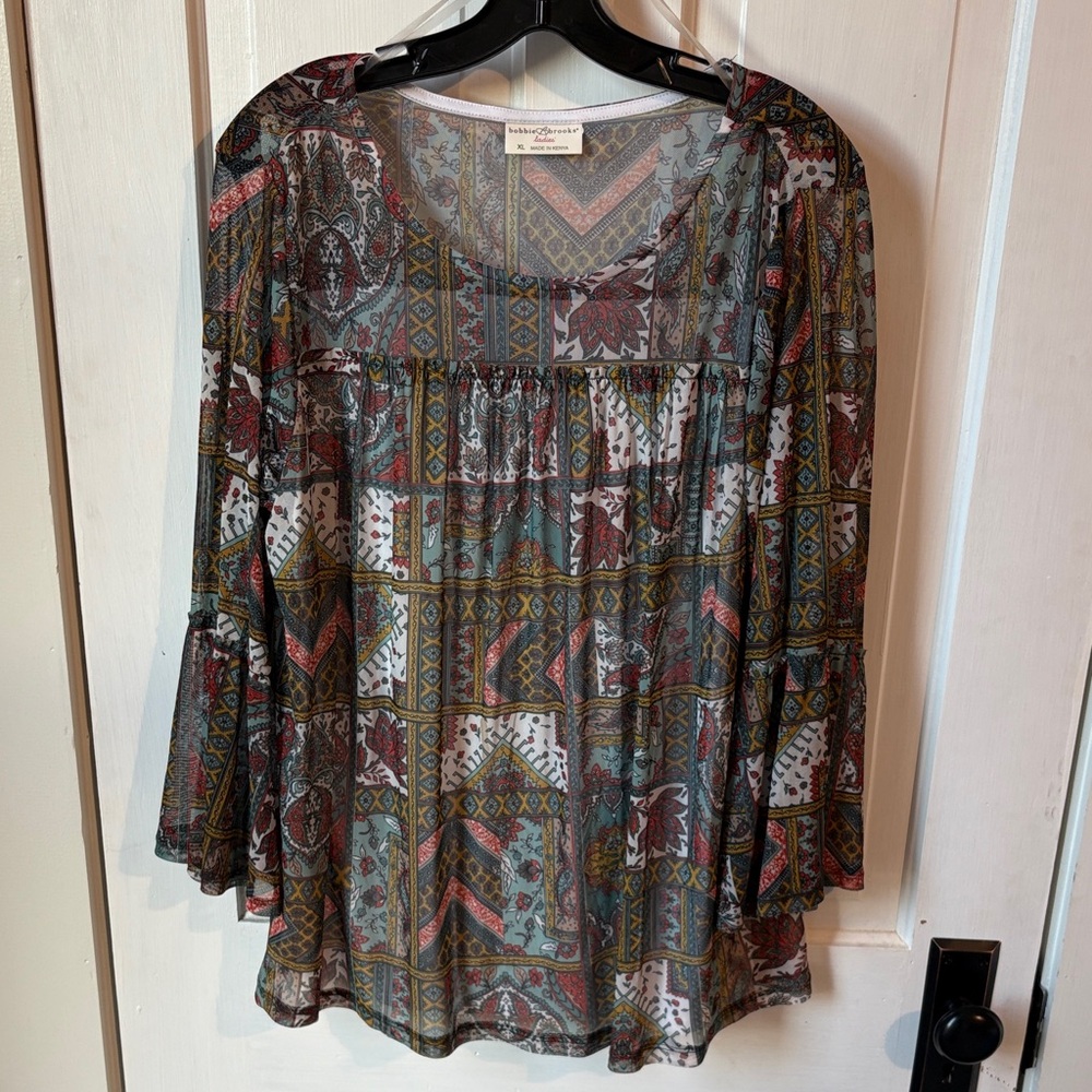 Bobbie Brooks Bohemian‎ Multicolor Blouse